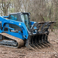 Blue Diamond Severe Duty Skid Steer Root Rake Grapple