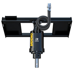 Digga 3DSS Excavator And Skid Steer Auger Attachment With Mount