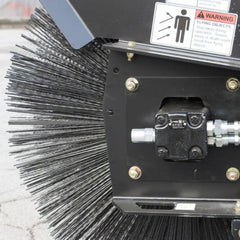 Blue Diamond Skid Steer Angle Broom Severe Duty