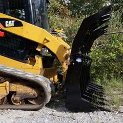 Blue Diamond Severe Duty Skid Steer Root Rake Grapple