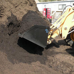 Blue Diamond Mulch and Snow Bucket Skid Steer Heavy Duty