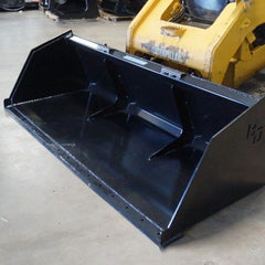 Blue Diamond Mulch Snow Bucket Skid Steer Standard Duty