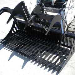 Blue Diamond Rock Bucket Grapple For Skid Steer Standard Duty