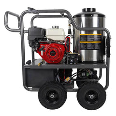 BE HW4013HC 4,000 PSI - 4.0 GPM Hot Water Pressure Washer with Honda GX390 Engine and Comet Triplex Pump