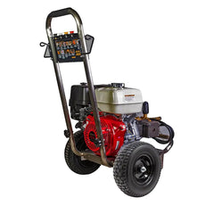 BE Power Equipment Professional 4200 PSI (Gas - Cold Water) Start Your Own Pressure Washing Business Kit w/ SS Frame, Comet Pump & Honda GX390 Engine