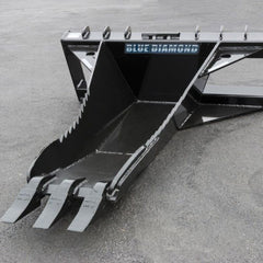 Blue Diamond Stump Bucket for Skid Steer